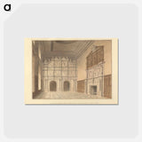 アートポストカード-Interior View of the hall at Burton Agnes, Yorkshire; the Seat of Sir Francis Boynton Bart.
 - イェール大学アートギャラリー Postcard.