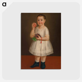 アートポストカード-Child Holding Fruit
 - バーンズ・コレクション Postcard.