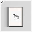 アートポスター-Scottish Deerhound from On the Domesticated Animals of the British Islands
 - 大英図書館 Poster.