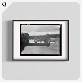 アートポスター-Covered bridge over the Chehalis River - ドロテア ラング Poster.