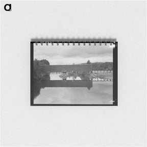 アートメモ帳-Covered bridge over the Chehalis River - ドロテア ラング Memo.