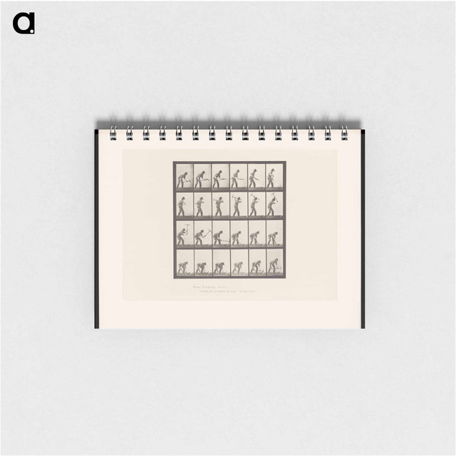 アートメモ帳-Man with Pickaxe
 - エドワード マイブリッジ Memo.