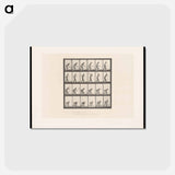 アートポストカード-Man with Pickaxe
 - エドワード マイブリッジ Postcard.