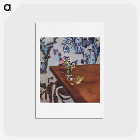 アートポストカード-Pansies on a Table - アンリ マティス Postcard.