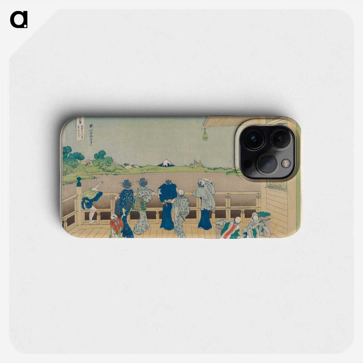 Sazai Hall of the Temple of the Five Hundred Arhats - 葛飾 北斎 Phone Case.