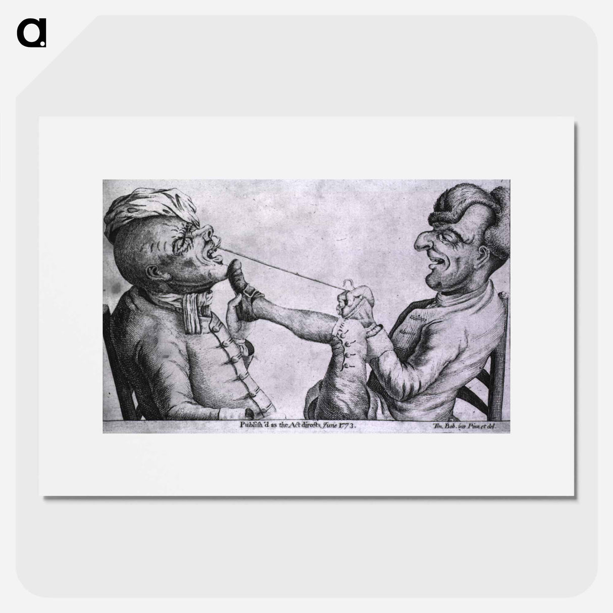 アートポスター-Dental Extraction by Cord
 - 国立医学図書館 Poster.