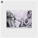 アートポストカード-Dental Extraction by Cord
 - 国立医学図書館 Postcard.