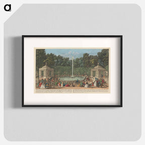 アートポスター-The Fountain of Domes at Versailles
 - イェール大学アートギャラリー Poster.