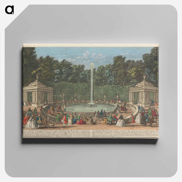 アートパネル-The Fountain of Domes at Versailles
 - イェール大学アートギャラリー Canvas.