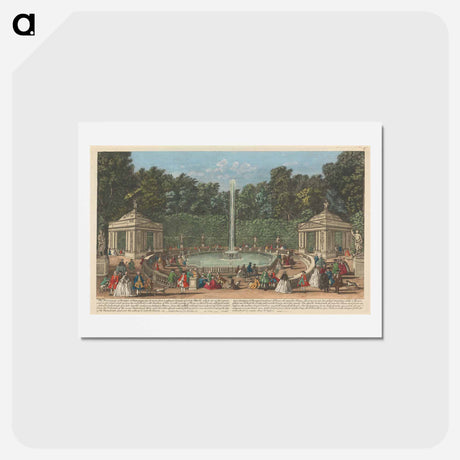 アートポストカード-The Fountain of Domes at Versailles
 - イェール大学アートギャラリー Postcard.
