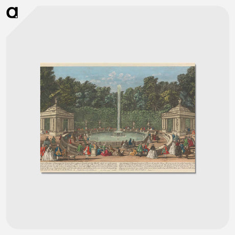 アートポストカード-The Fountain of Domes at Versailles
 - イェール大学アートギャラリー Postcard.