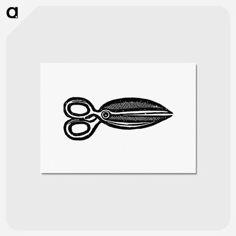 アートポストカード-Scissors Illustration from Real Sailor-Songs
 - 大英図書館 Postcard.