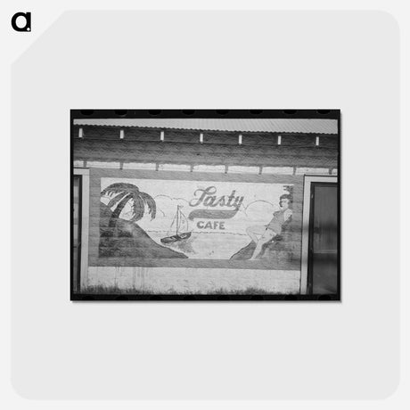 アートポストカード-Restaurant Sign, New Iberia
 - ラッセル リー Postcard.