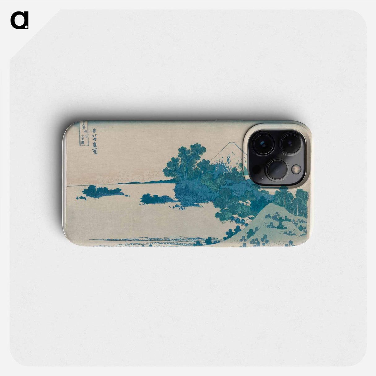 Seven-Mile Beach in Sagami Province - Katsushika Hokusai Phone Case.