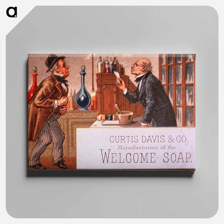 アートパネル-Welcome Soap Advertisement: Interior of a Late Nineteenth-Century Pharmacy
 - 国立医学図書館 Canvas.