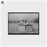 アートポストカード-Steel Pier Menagerie
 - ラッセル リー Postcard.