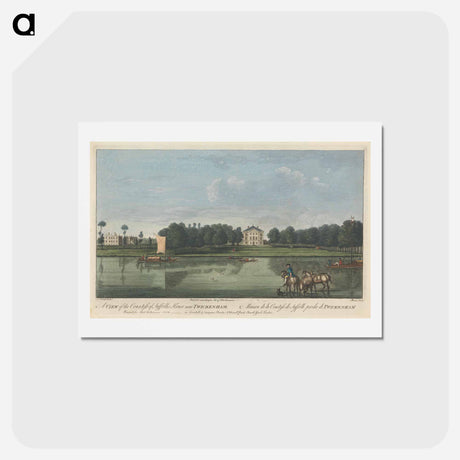 アートポストカード-A View of the Countess of Suffolk's House near Twickenham
 - イェール大学アートギャラリー Postcard.
