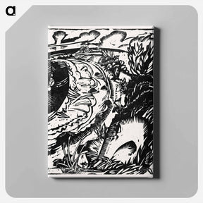 アートパネル-Dune Landscape with a Curving Bay
 - クリーブランド美術館 Canvas.