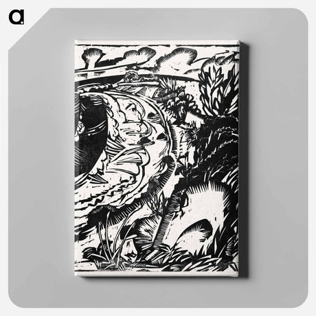 アートパネル-Dune Landscape with a Curving Bay
 - クリーブランド美術館 Canvas.