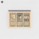 Kalenders voor oktober, november en september 1904 by Theo van Hoytema, Theo van Hoytema and Tresling and Comp - テオ ヴァン ホイテマ Memo.