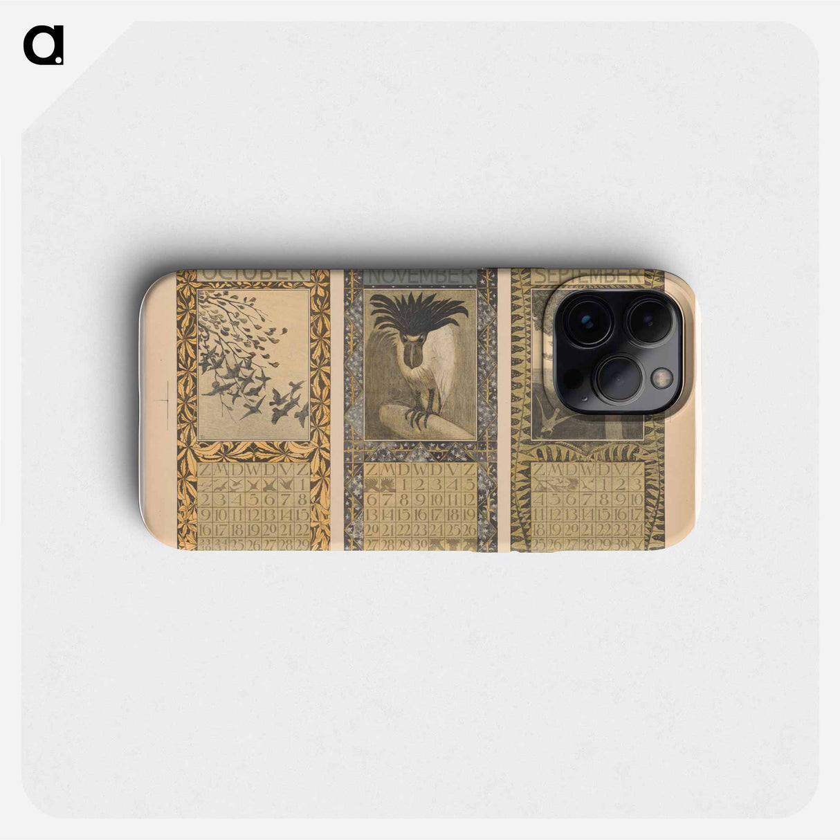 Kalenders voor oktober, november en september 1904 by Theo van Hoytema, Theo van Hoytema and Tresling and Comp - テオ ヴァン ホイテマ Phone Case.