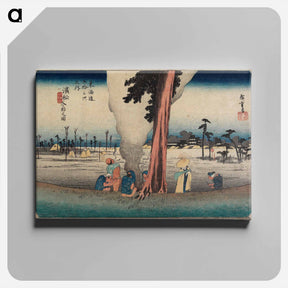 アートパネル-Hamamatsu, Winter Scene
 - 歌川 広重 Canvas.