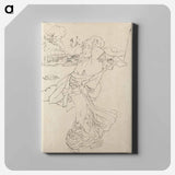 Preparatory Study of a Woman Against the Wind
 - 歌川 国貞 Canvas.