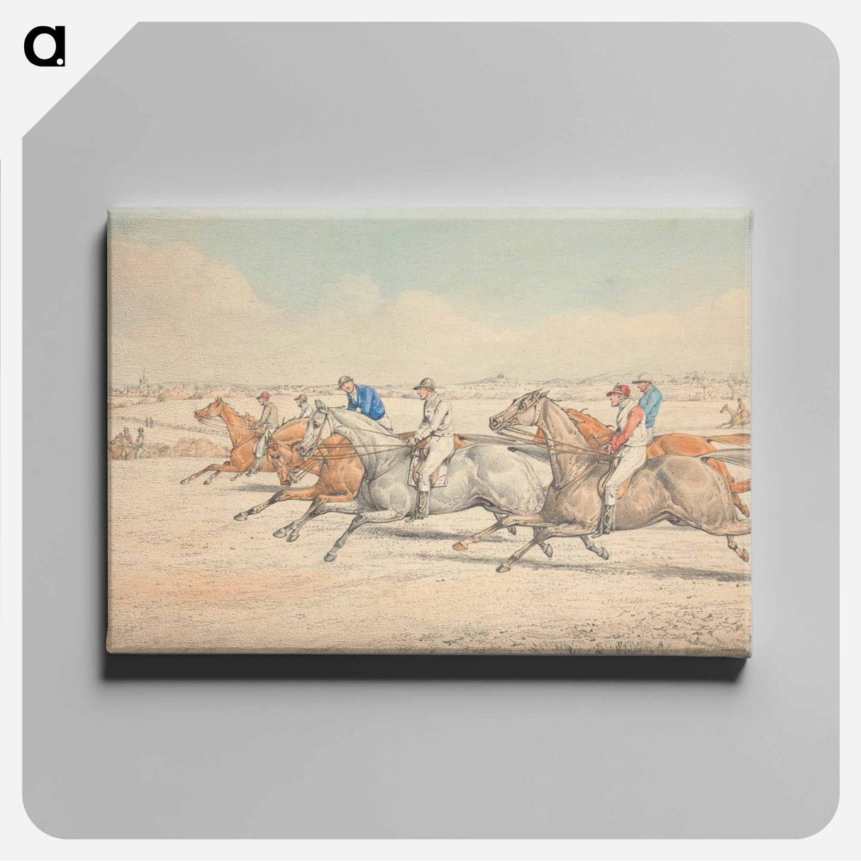 アートパネル-Steeplechasing: The Start
 - イェール大学アートギャラリー Canvas.