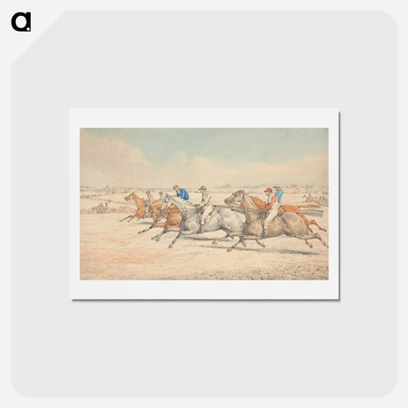 アートポストカード-Steeplechasing: The Start
 - イェール大学アートギャラリー Postcard.