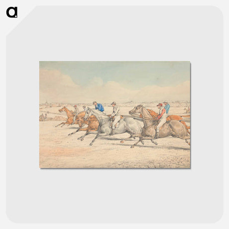 アートポストカード-Steeplechasing: The Start
 - イェール大学アートギャラリー Postcard.