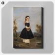 アートパネル-Peasant Girl in Landscape
 - バーンズ・コレクション Canvas.