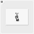 アートポストカード-Sign Language for Letter D from What I Saw in New York; or, a Bird's-Eye View of City Life
 - 大英図書館 Postcard.