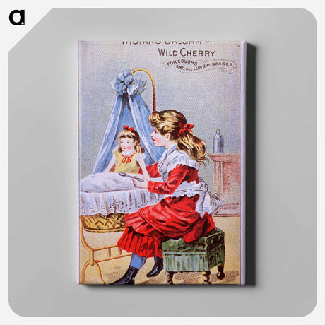 アートパネル-Advertisement for Wistar's Balsam of Wild Cherry
 - 国立医学図書館 Canvas.