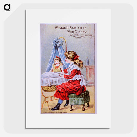 アートポスター-Advertisement for Wistar's Balsam of Wild Cherry
 - 国立医学図書館 Poster.
