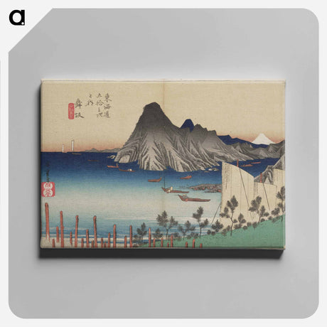 アートパネル-Bay with Mount Fuji
 - 歌川 広重 Canvas.