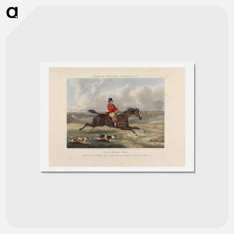 アートポストカード-Fox Hunting: Fores's Hunting Casualties - Up to Sixteen Stone
 - イェール大学アートギャラリー Postcard.