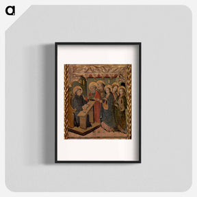 アートポスター-The Virgin Mary and Saints Appearing to Saint Martin
 - バーンズ・コレクション Poster.