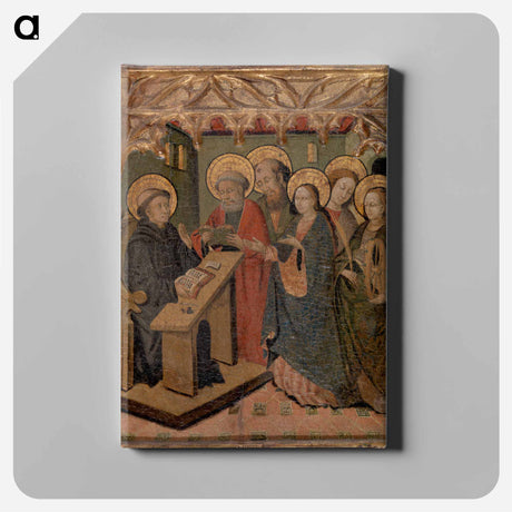 アートパネル-The Virgin Mary and Saints Appearing to Saint Martin
 - バーンズ・コレクション Canvas.