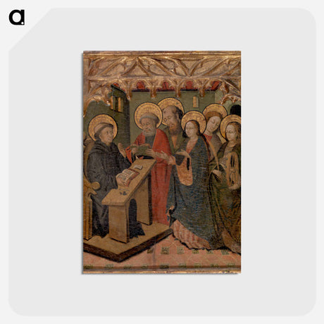 アートポストカード-The Virgin Mary and Saints Appearing to Saint Martin
 - バーンズ・コレクション Postcard.