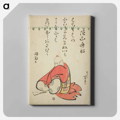 アートパネル-Hokusai's Poet Sōjō Henjō - 葛飾 北斎 Canvas.