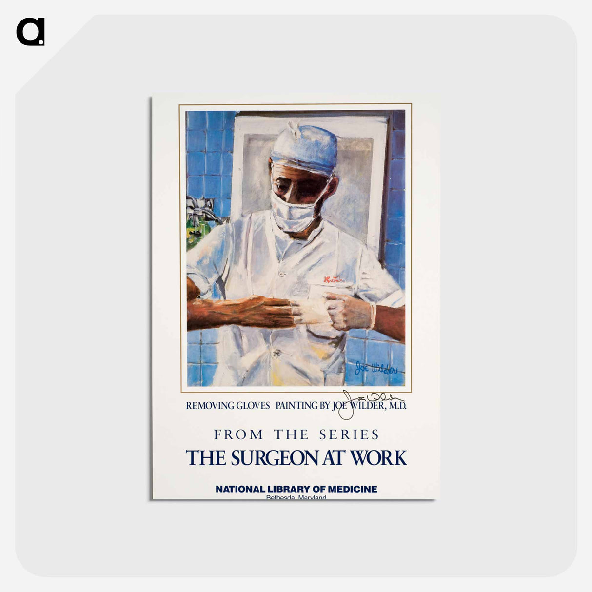 アートポストカード-Surgeon at Work
 - 国立医学図書館 Postcard.
