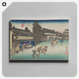 アートパネル-Street Scene with Palanquin
 - 歌川 広重 Canvas.