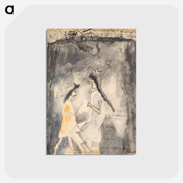 アートポストカード-Two Young Girls
 - バーンズ・コレクション Postcard.