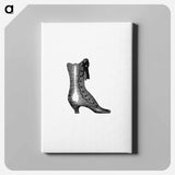 アートパネル-Gent’s Elastic Side Boot
 - 大英図書館 Canvas.