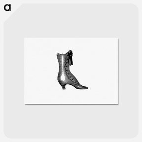 アートポストカード-Gent’s Elastic Side Boot
 - 大英図書館 Postcard.