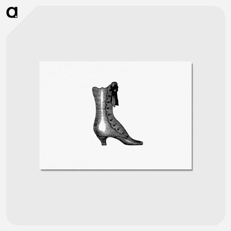 アートポストカード-Gent’s Elastic Side Boot
 - 大英図書館 Postcard.