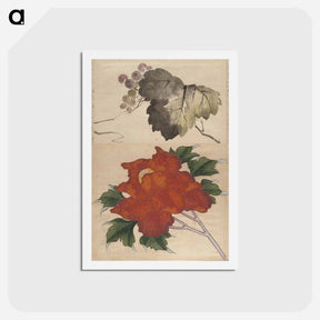 アートポストカード-Album of Sketches - 葛飾 北斎 Postcard.