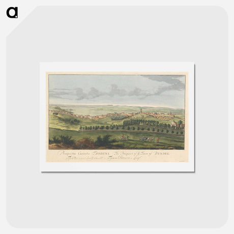 アートポストカード-The Prospect of ye Town of Dundee
 - イェール大学アートギャラリー Postcard.