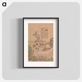 アートポスター-Woman on Bridge - Woman at Window
 - バーンズ・コレクション Poster.