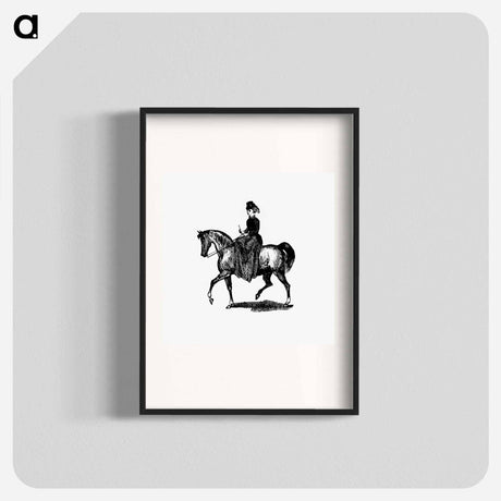 アートポスター-Lady on Horseback: A London Guide
 - 大英図書館 Poster.